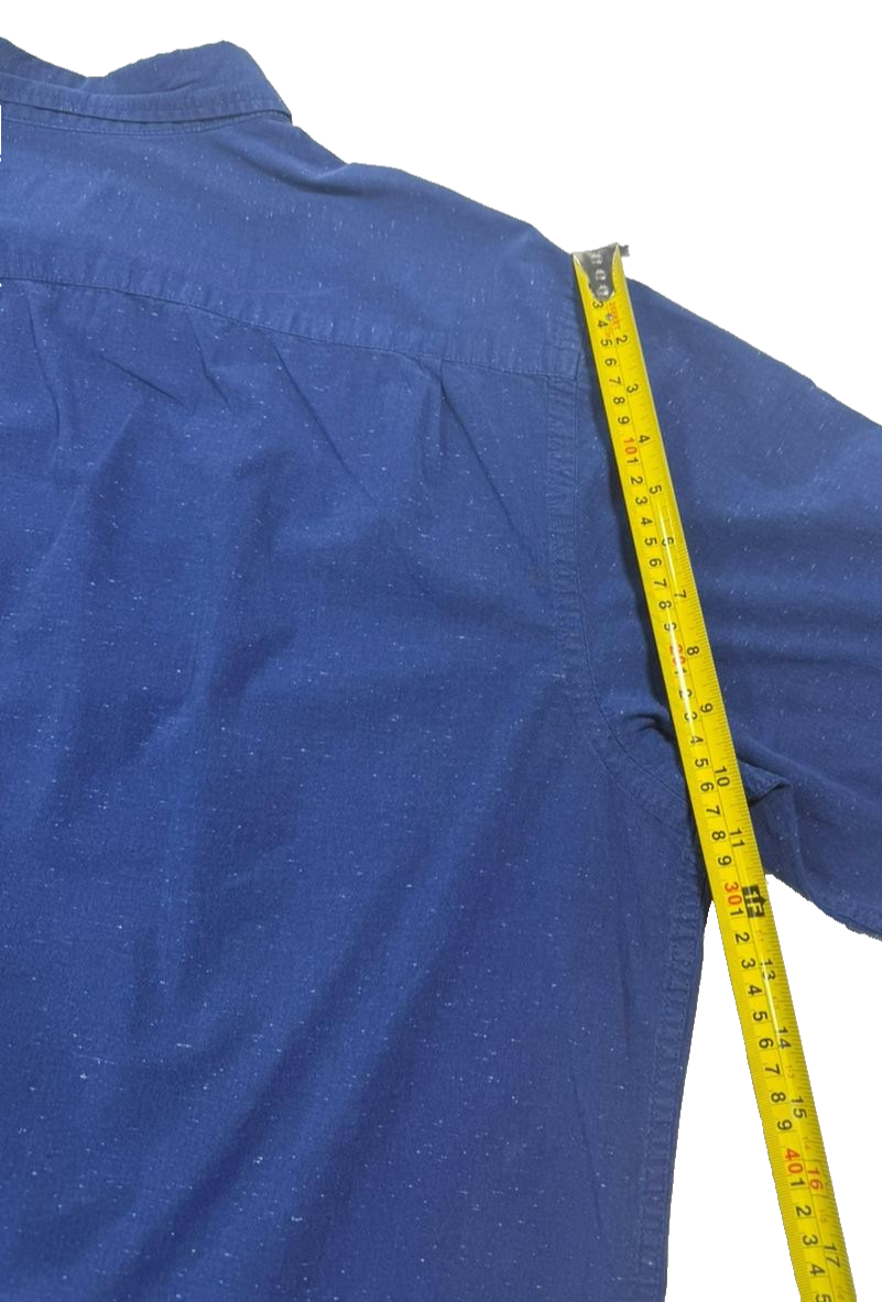 Old Navy Men's Royal Blue Classic Shirt Regular Fit Long Sleeve Button Down XXL