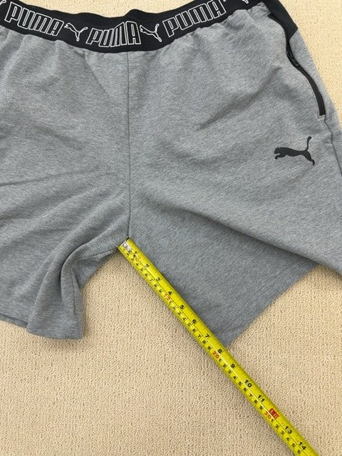 Puma Men's Gray Athletic Shorts XL Regular Fit MPN 675180-03