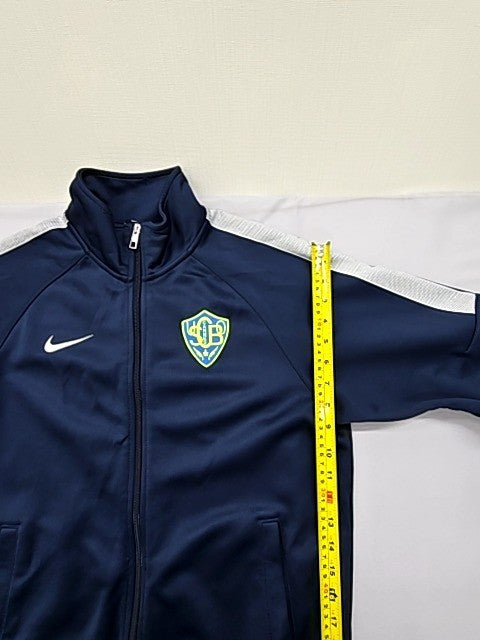 Nike Men's Navy Track Jacket S Full Zip Sportswear Poly Sml