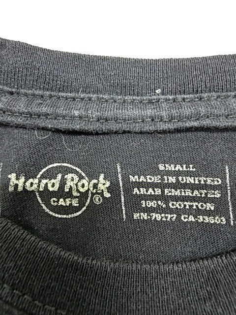 Hard Rock Cafe Unisex Black Long Sleeve T-Shirt Size S 100% Cotton