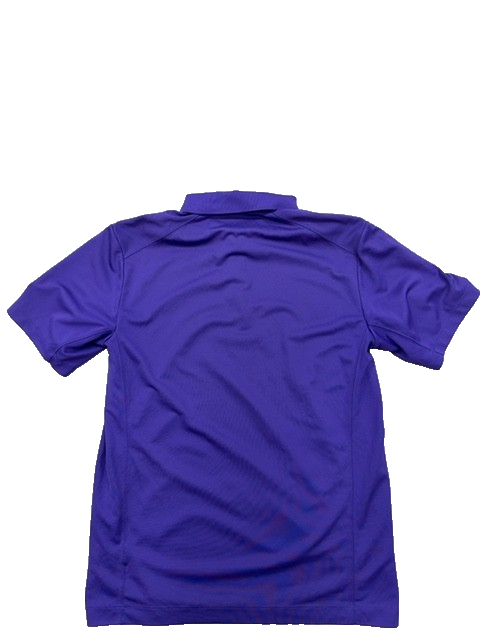 Nike Golf Men's Polo Shirt Large Purple Dri-FIT Short Sleeve