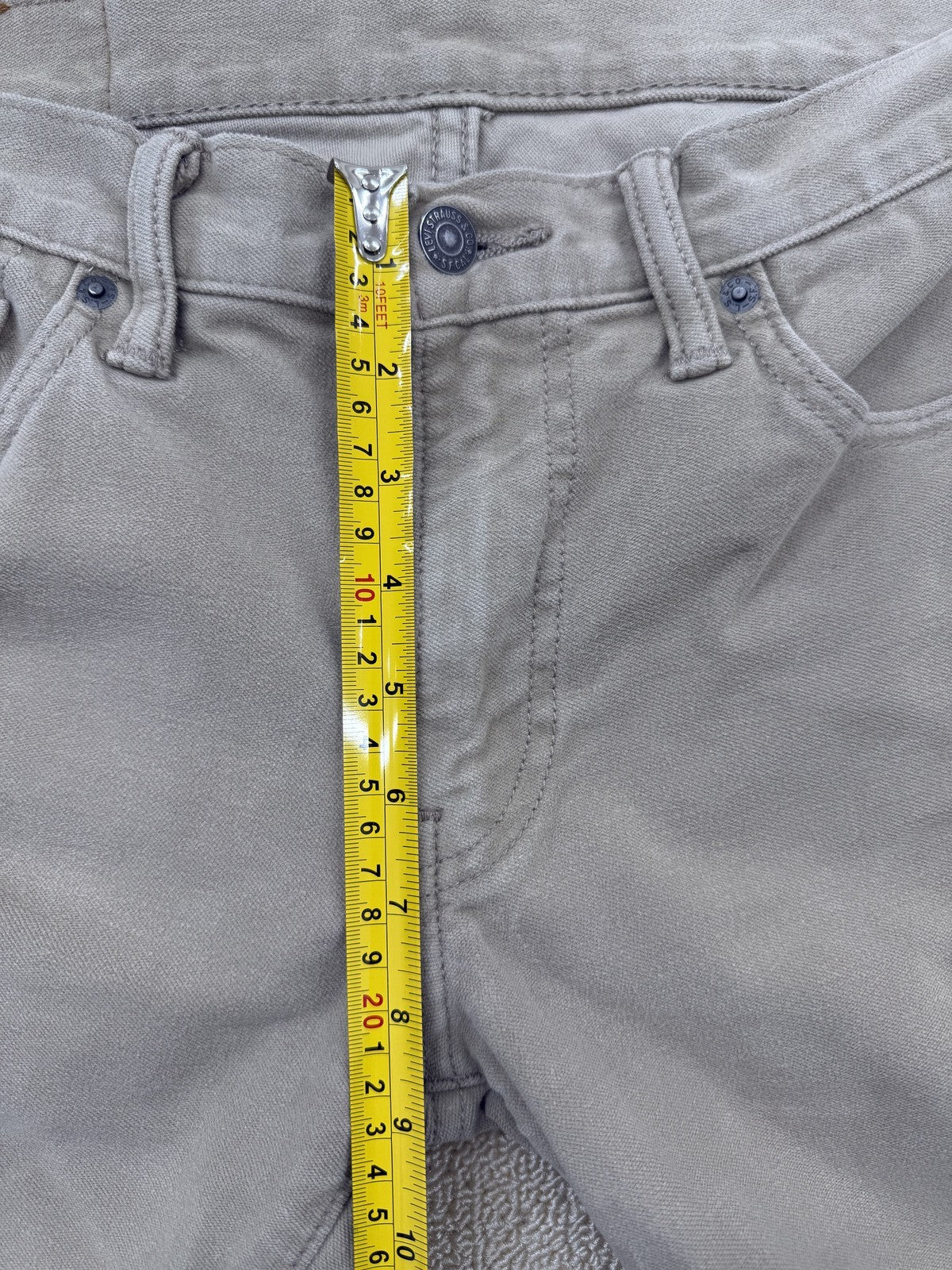Levi's Men's Grey Slim 511 Jeans Size 29x32 Stretch