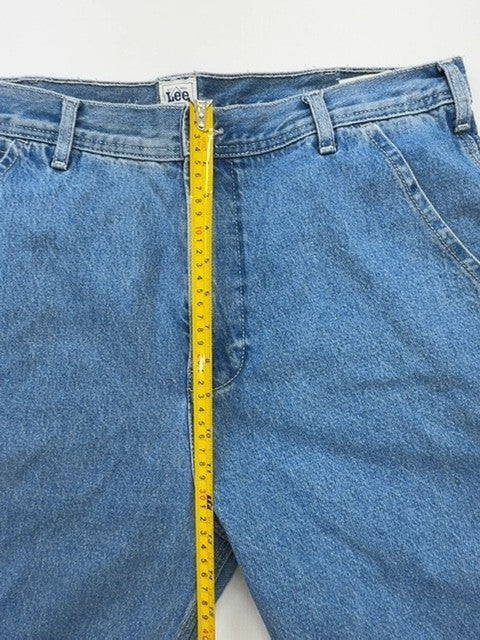 Lee Men Blue Carpenter Jeans W36 L34 Workwear Relaxed Fit