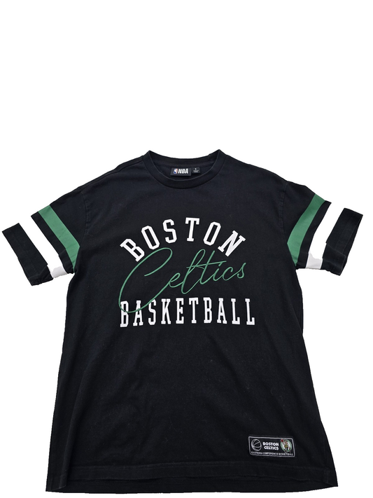 Primark Boston Celtics Black S Short Sleeve Cotton T-Shirt