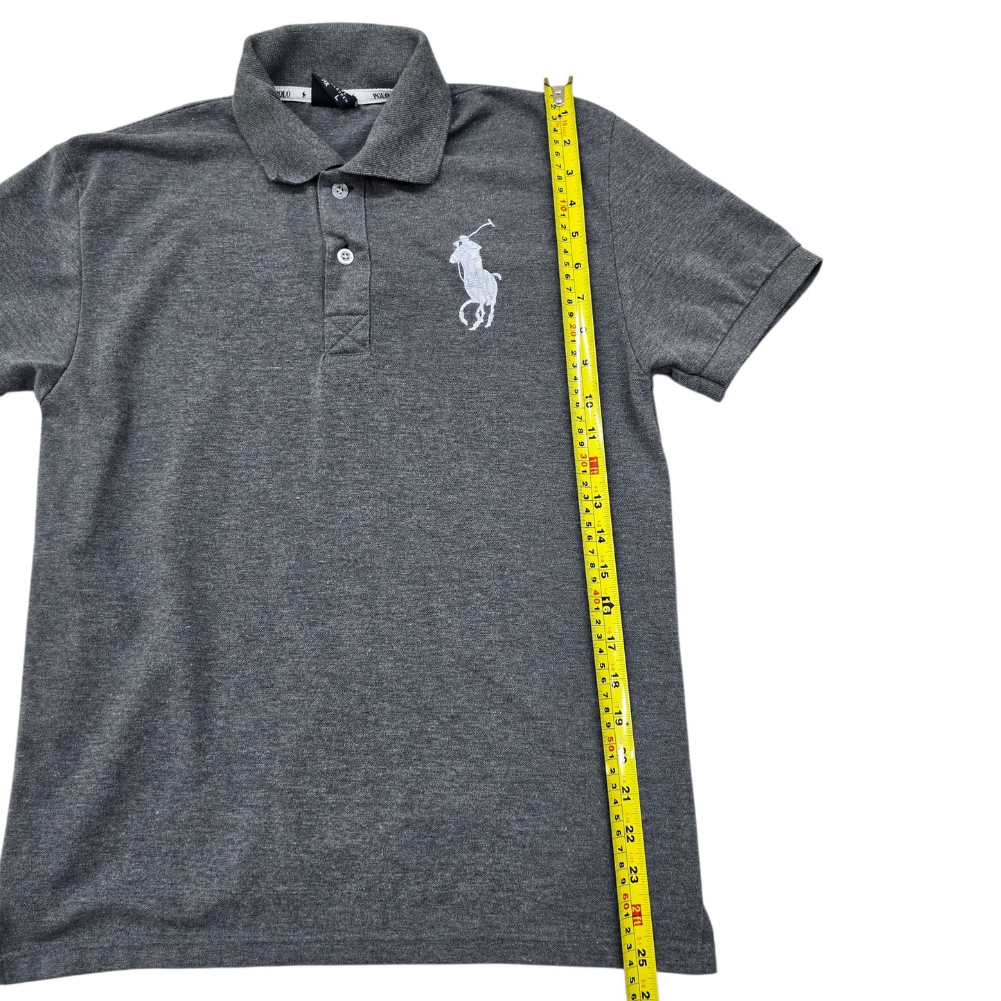 Polo Ralph Lauren Men Gray Polo Shirt size L product image 7