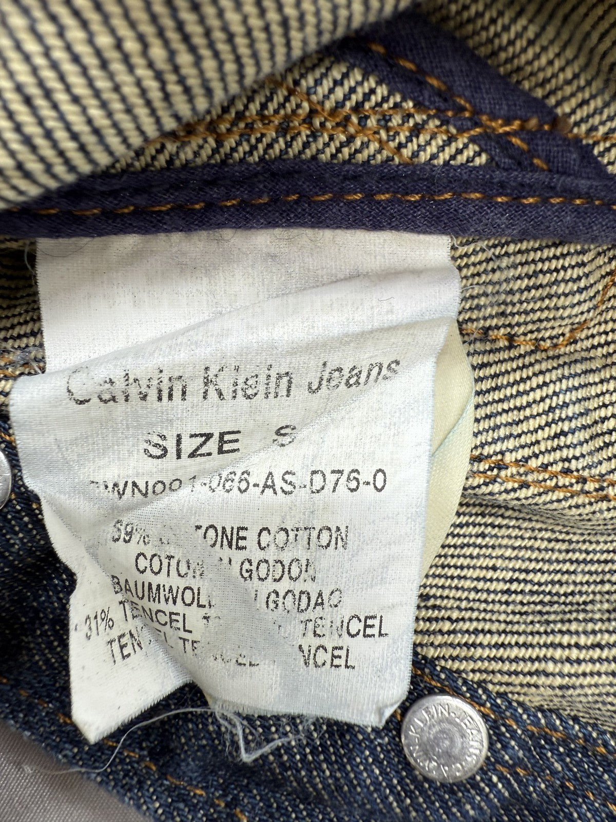 Calvin Klein Jeans Denim Trucker Jacket Women's Small