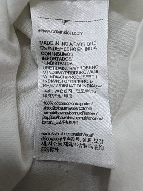 Calvin Klein Jeans Men White T-Shirt size L product image 5
