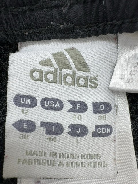 Adidas Navy Track Pants L 100% Polyester Unisex