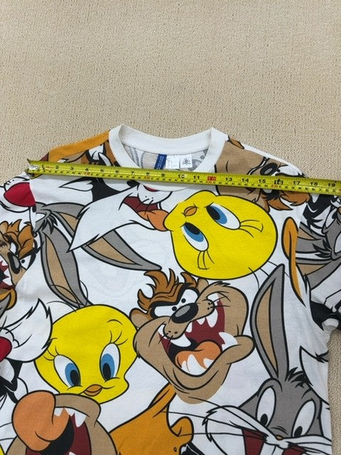 H&M Kids White Looney Tunes Bugs Bunny T-Shirt Size S Cotton