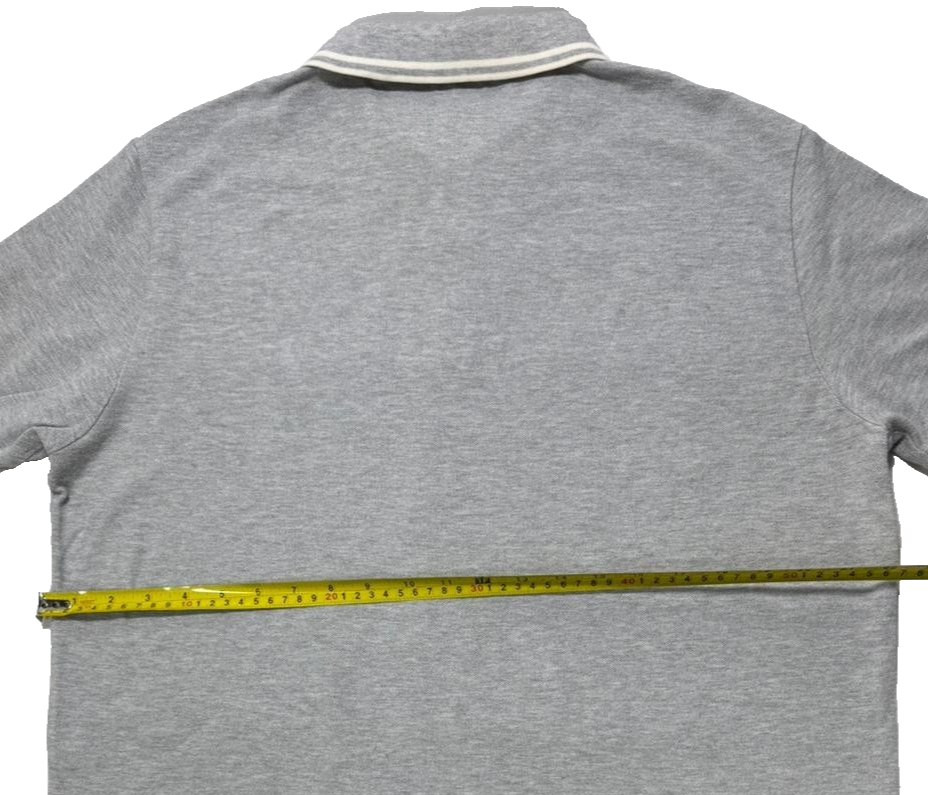 Polo Ralph Lauren Custom Fit Gray Polo Shirt XL 100% Cotton XL