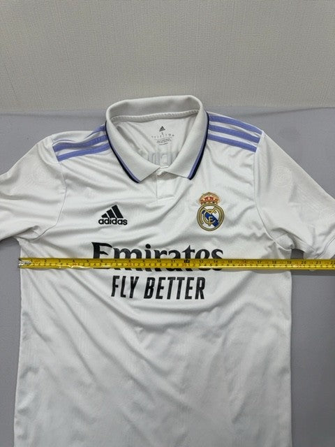 Adidas White L Short Sleeve Polo Jersey End Plastic Waste NWT