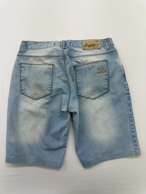 Burberry Boys Light Blue Denim Shorts Size 34 Regular Comfort Fit