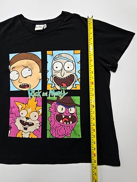Rick and Morty Men Black T-Shirt size 2XL product image 7