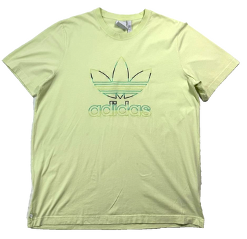 Adidas Originals Trefoil Series T-Shirt In "Almost Lime" - Size L