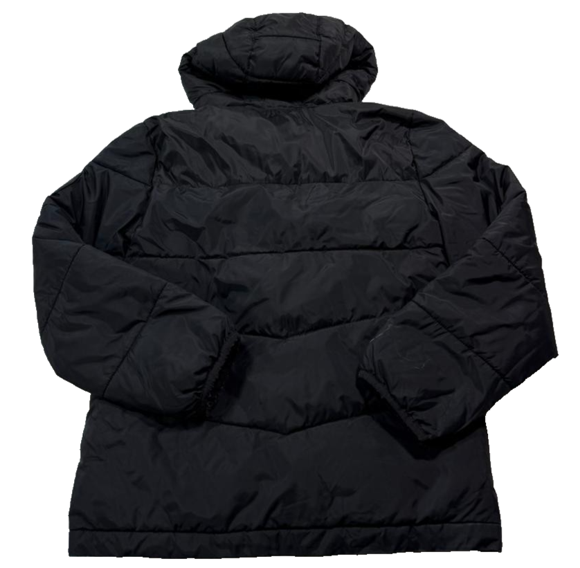 Levi'S Black Puffy Zip-Up Hooded Jacket Kids Size 14A - Vintage Style