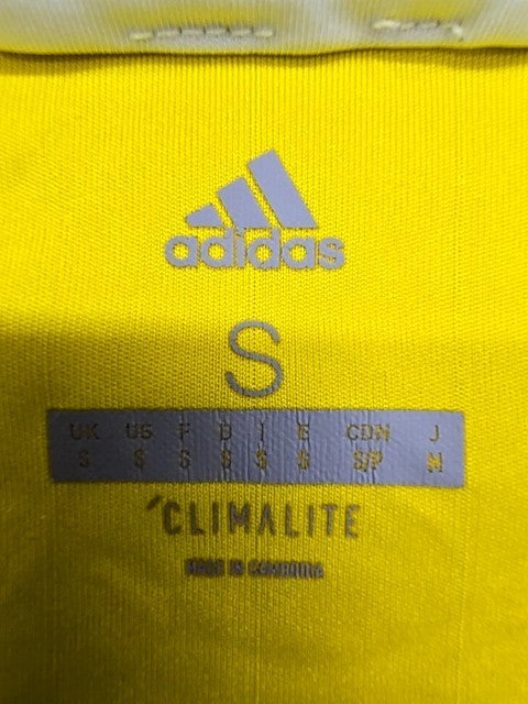 Adidas Men's Yellow VfL Bochum Soccer Jersey S Climacool Short Sleeve