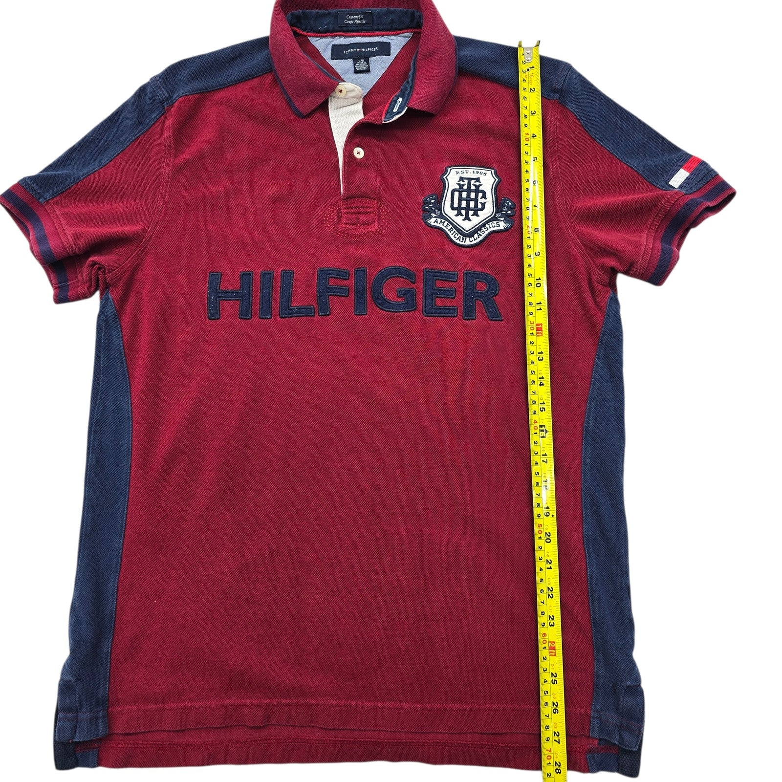 Tommy Hilfiger Men Navy Polo Shirt size L product image 7