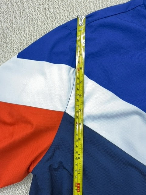Lacoste Sport Color Block Windbreaker Jacket XL Blue/Red/White