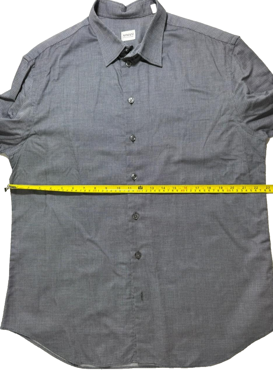 Armani Premium Business Long Sleve Shirt In Black | Size XL | Men