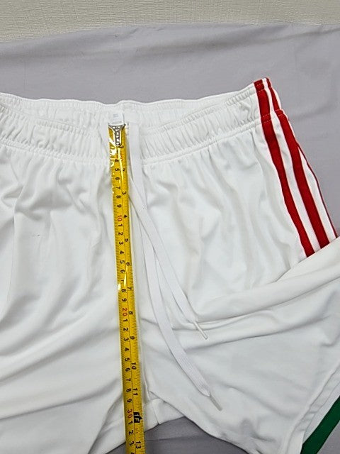 Adidas Men's White Mexico Shorts Size L Recycled Polyester