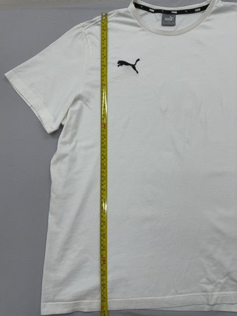PUMA Men's White XXL Short Sleeve Crew Neck T-Shirt 6567-04