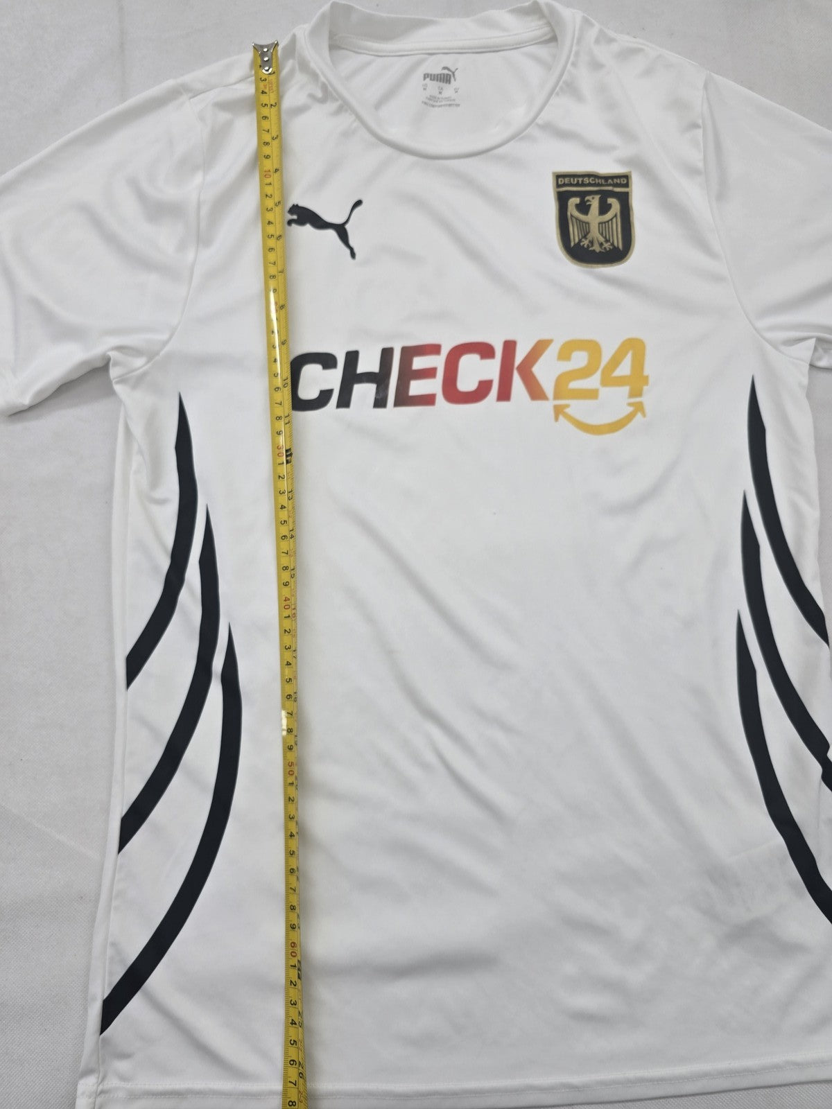 Puma Germany NT White Striped Soccer Jersey M 2024 NWT