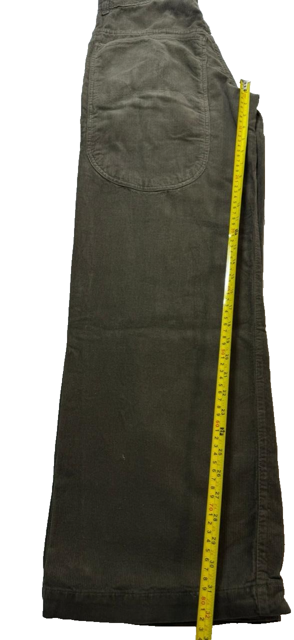 Lobel Cartoon Embroidery Wide Leg High Rise Corduroy Pants Size 38 | Unisex