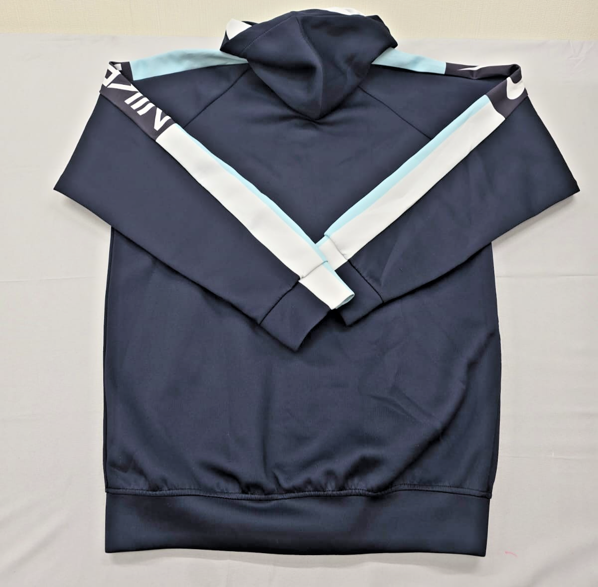 Nike Men's Navy Blue Full Zip Hoodie Jacket Size L Made in Cambodia