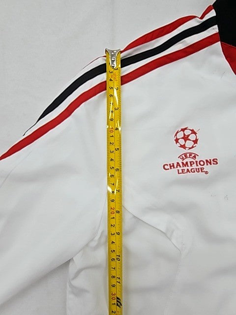 Adidas White Track Jacket XL Champions League AC Milan Football
