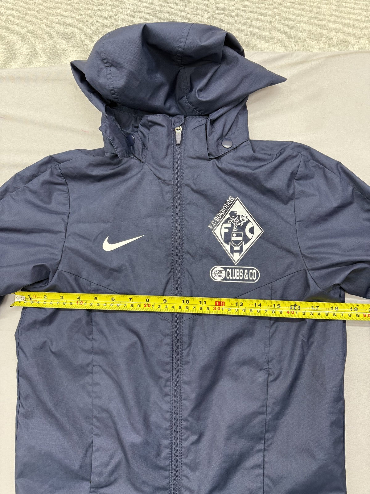 Nike Shield Navy L Zipper Hoodie Unisex Adult