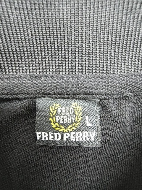 Fred Perry Men Black Polo Shirt size L product image 5
