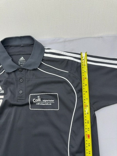 Adidas Men's Black L Polo Shirt Climacool Short Sleeve Regular