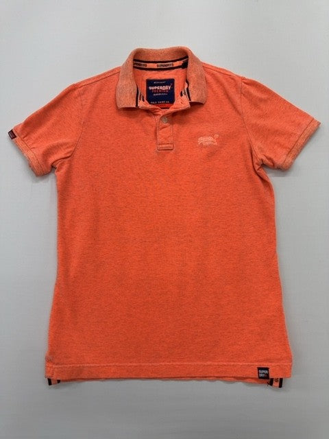 Superdry Men Orange Polo Shirt size M product image 1