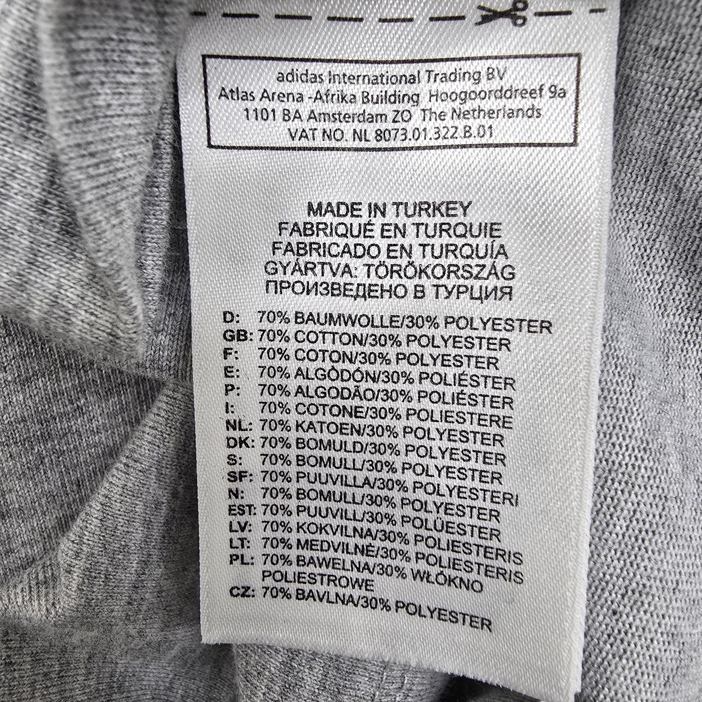 Adidas Men's Grey Clima365 Running T-Shirt Size L Moisture Wicking