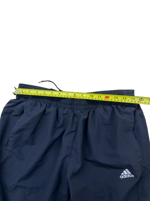Adidas Originals Men's Navy Track Pants L 3-Stripes Tapered