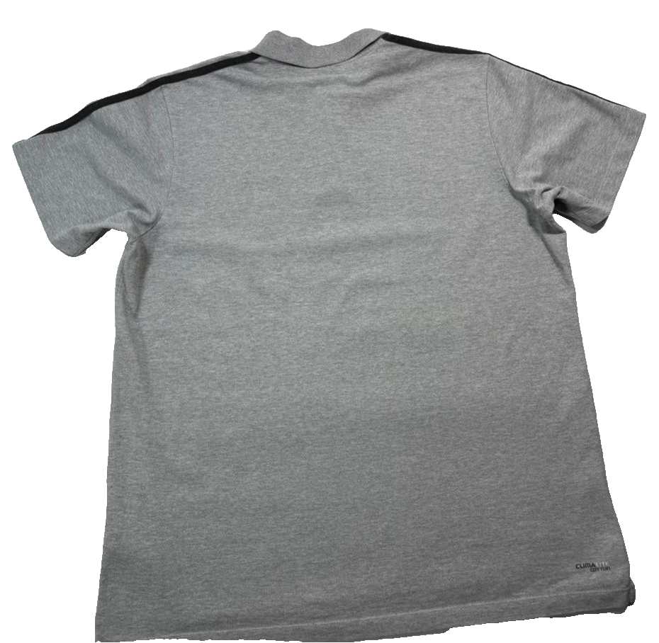 Adidas Essentials Piqu Embroidered 3-Stripes Training Polo Shirt In Grey - 2Xl