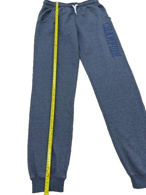 Champion Boy's Blue Fleece Sweatpants Size XL Jogger Drawstring Logo