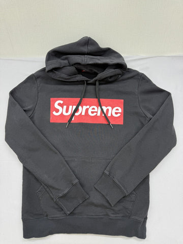 Supreme Box Logo Grey Hoodie XS Men's 100% Cotton