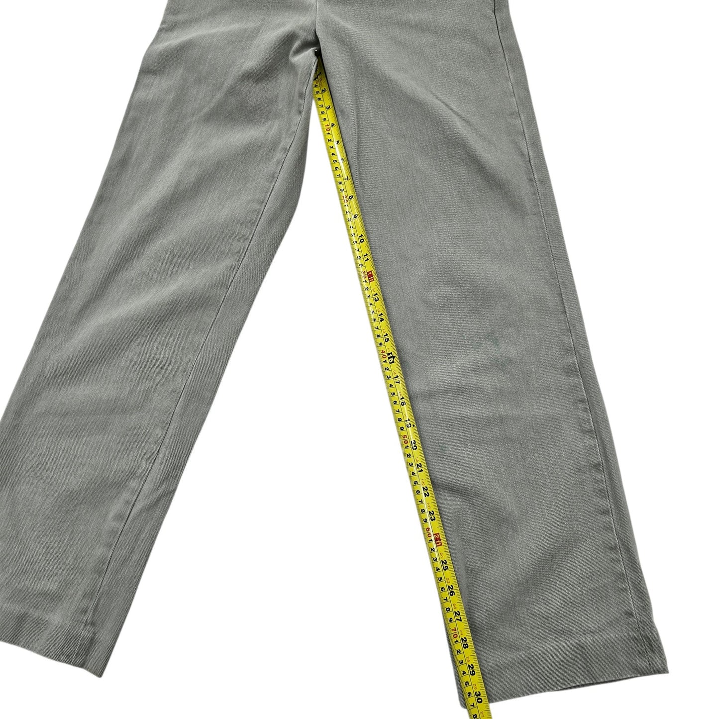 Zara Men Gray Straight Jeans XS Mid Rise Light Wash Button Fly Regular