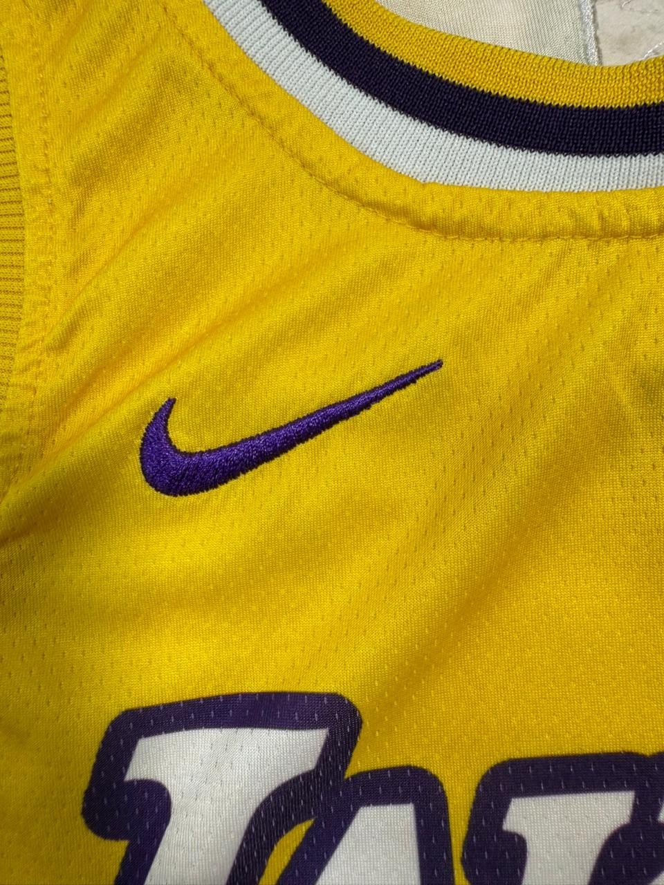 Nike La Lakers Kobe Bryant Yellow Statement Jersey Men's Size M