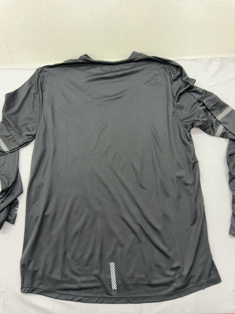 Kenneth Cole Men's XL Grey Long Sleeve Active T-Shirt Moisture Wicking
