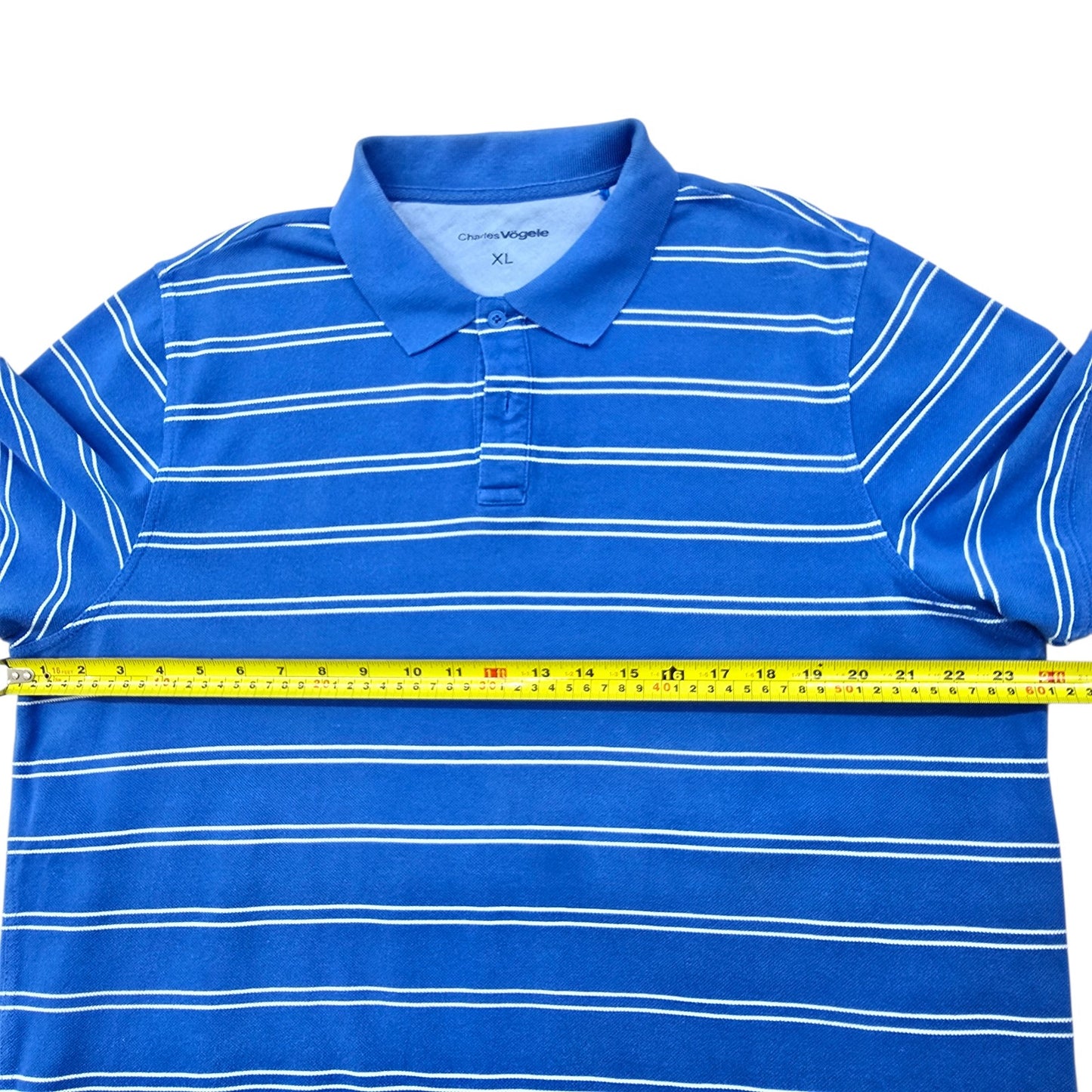 Charles Vogele Men Blue Polo Shirt size XL product image 7