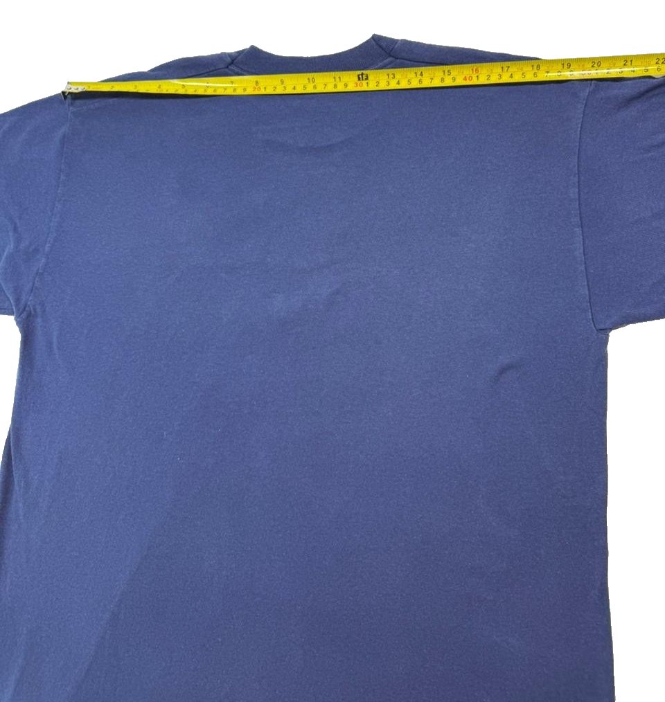 Vtg Unisex Jogos Do Tejo Portuguese T-Shirt Navy Graphic Print Size L