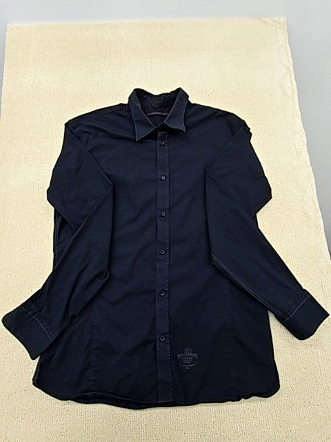 Levi's Men's Black XL Long Sleeve Button Down Dress Shirt