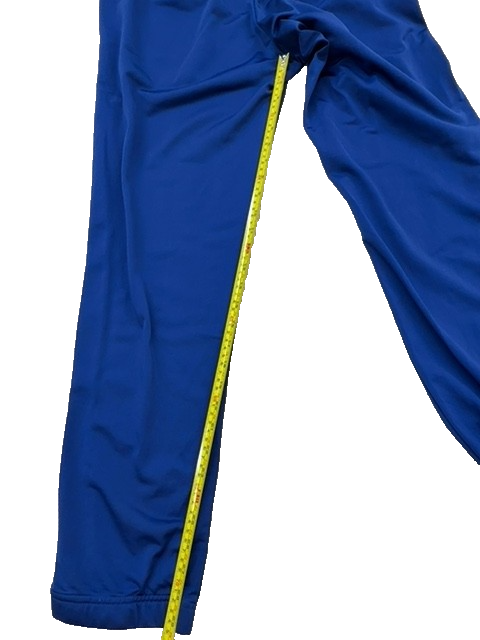 Adidas Blue Track Pants Men's M 100% Polyester Solid NWT