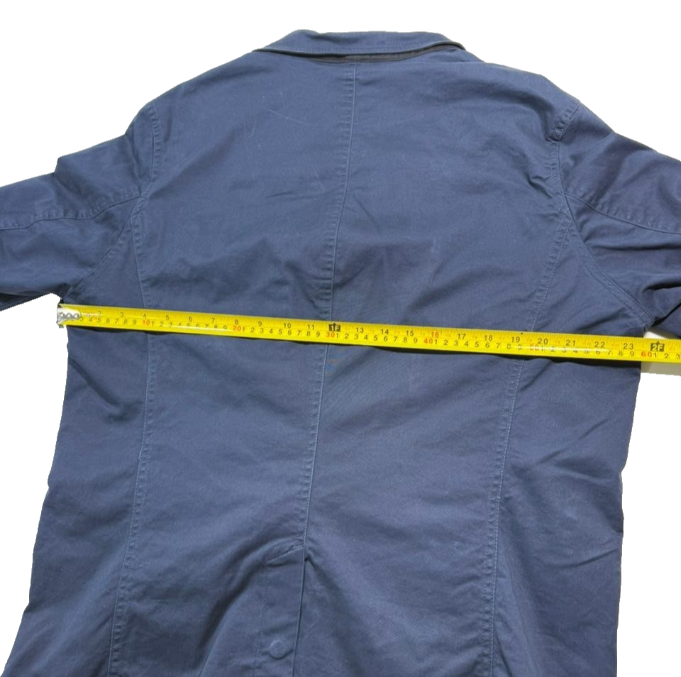 G-Star Raw Men's Blue Button Front Jacket Coat Size XL