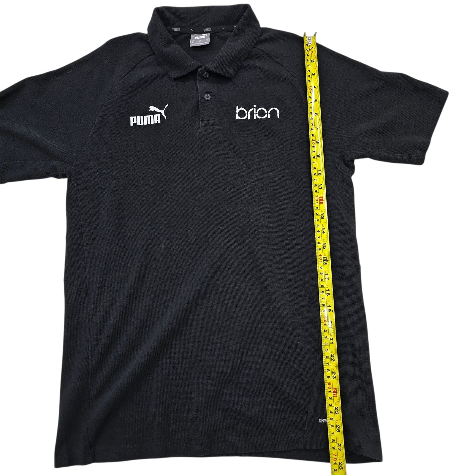 Puma Men Black Polo Shirt size M product image 8