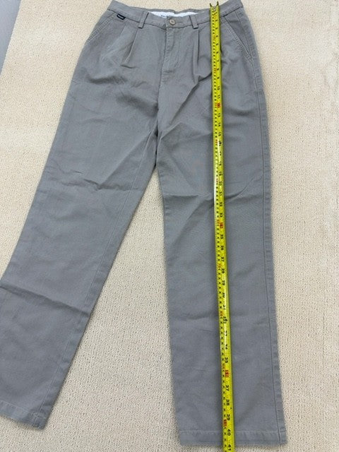 Dockers Men's Gray No Wrinkle Khaki Pants 31x32 Classic Fit
