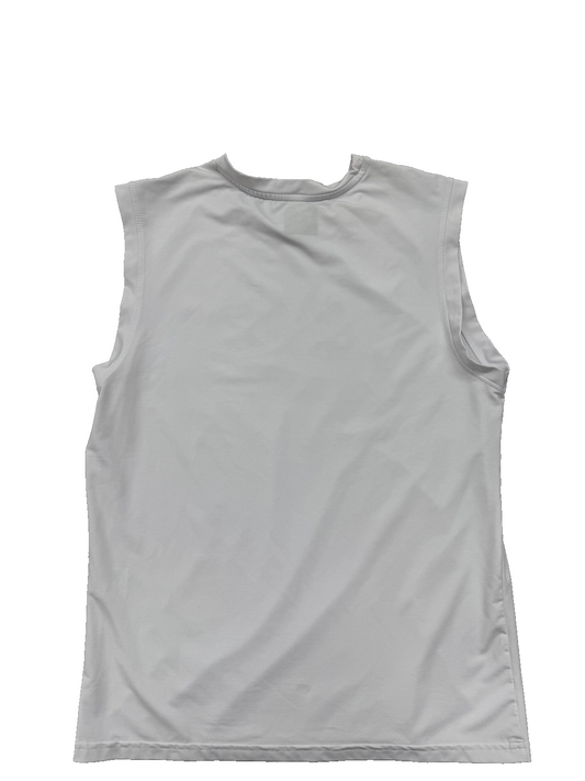 Nike Dri-FIT Men's White Sleeveless Crew Tank Top M