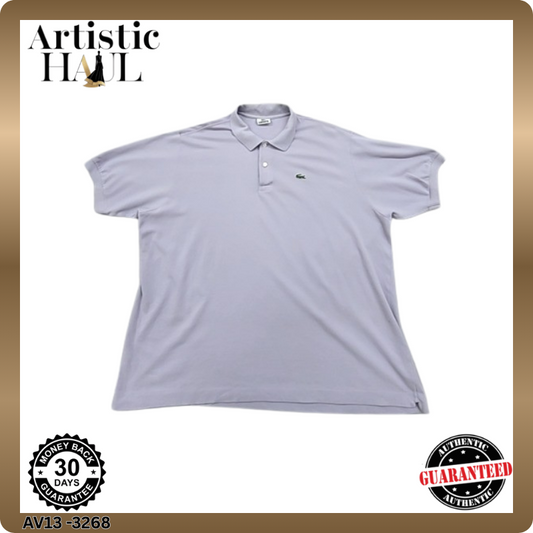 Lacoste Men's Polo Shirt – Size 8, Regular Fit, Cotton